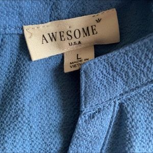 Blue casual top size L